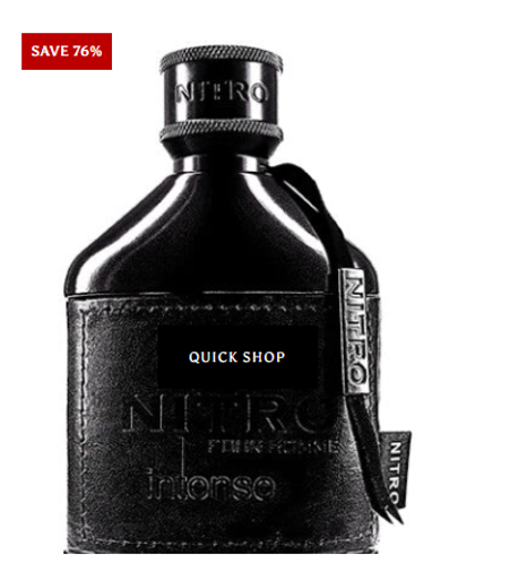 Nitro BLACK INTENSE pour homme by Dumont edp 3.4floz/100ml