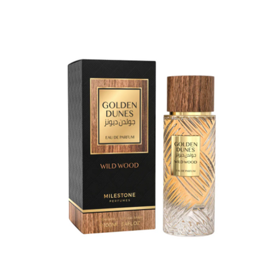 GOLDEN DUNES Wild wood by Milestone eau de parfum 3.4floz/100ml