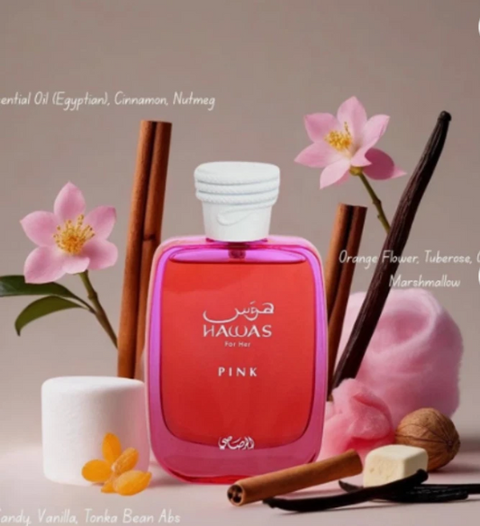Hawas PINK by Rasasi eau de parfum 3.4floz/100ml