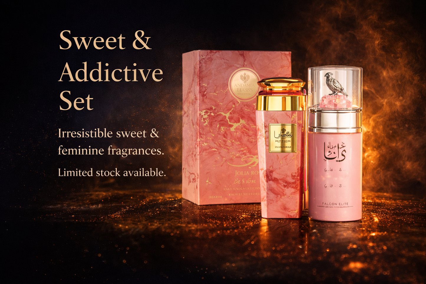 Sweet & Addictive Set Dana and Selina Eau de parfum 3.4floz/100ml each